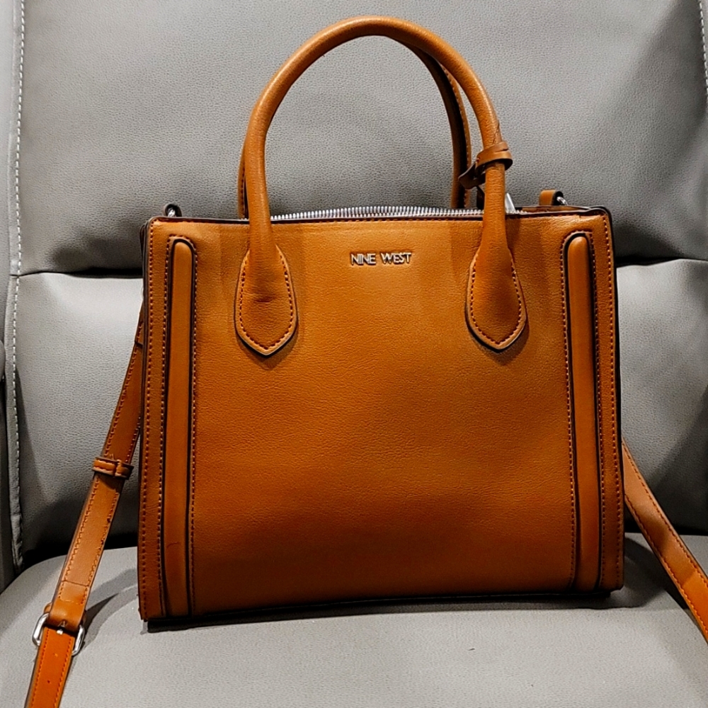 Nine West Saddle Tan Handbag